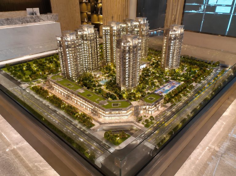 秦安县地产楼盘建筑沙盘模型